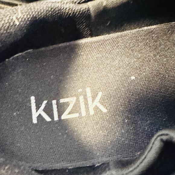 Kizik Shoes Womens 10 Black Brisbane Slip On Sneakers Lace Up Mesh Hands Free - Picture 11 of 13